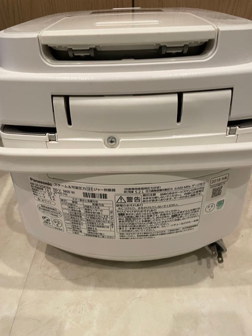 【最高級モデル】パナソニック 炊飯器 SR-SSX188 Wおどり炊き