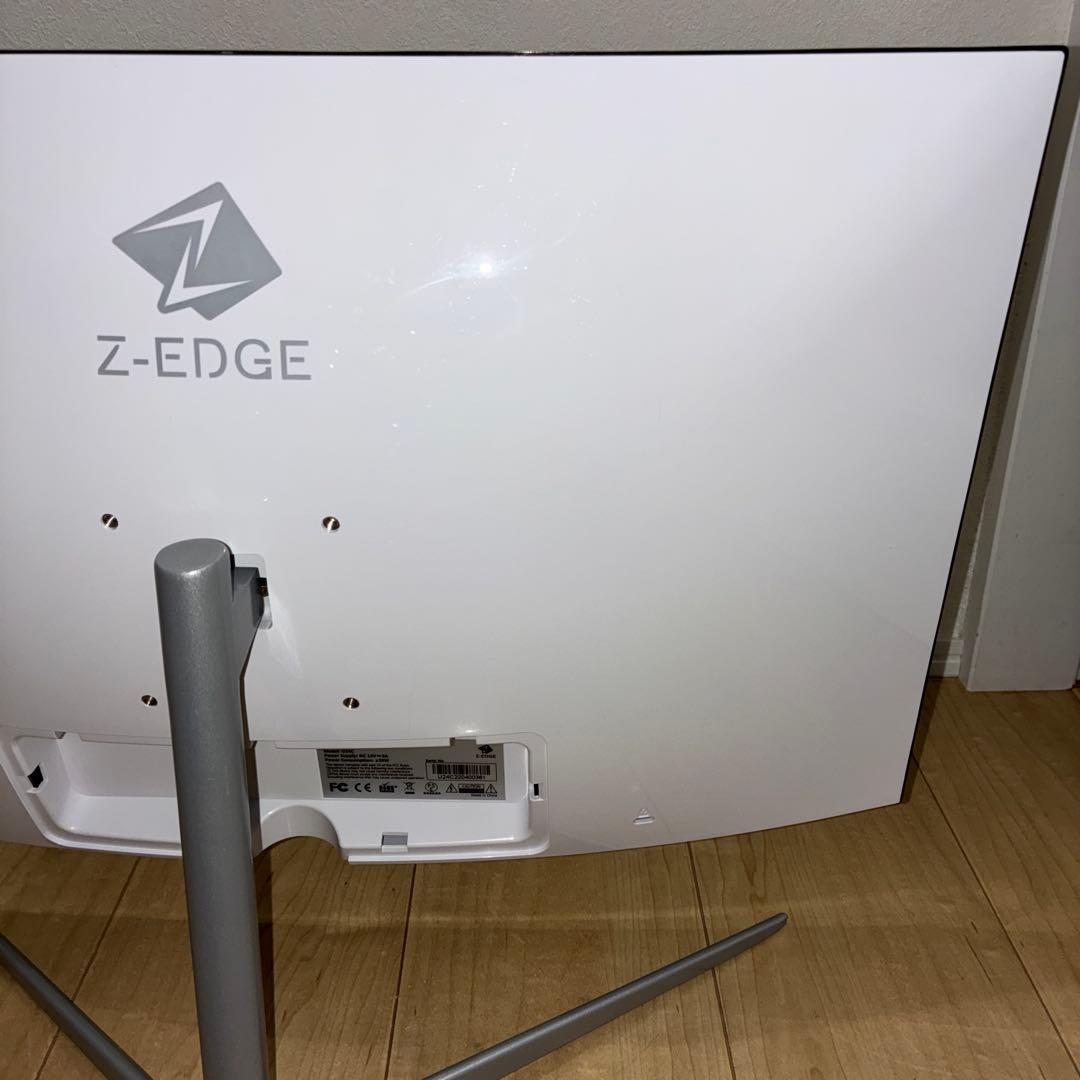 安い！Z-Edge湾曲ゲーミングモニター 24型 75Hz スピーカー　美品