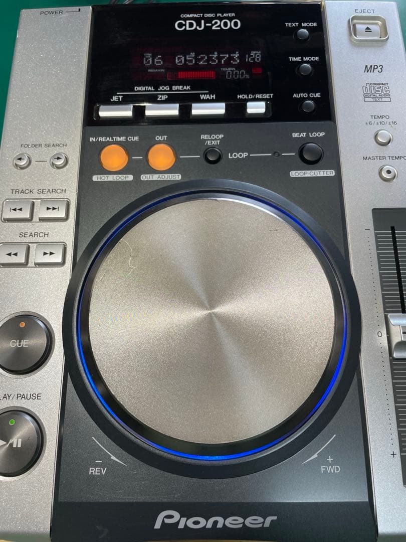 Pioneer dj パイオニア　CDJ-200 レンズクリーニング　電源コード