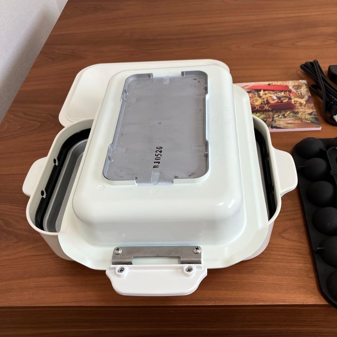 【BRUNO ホットプレート】 たこ焼きプレート付き