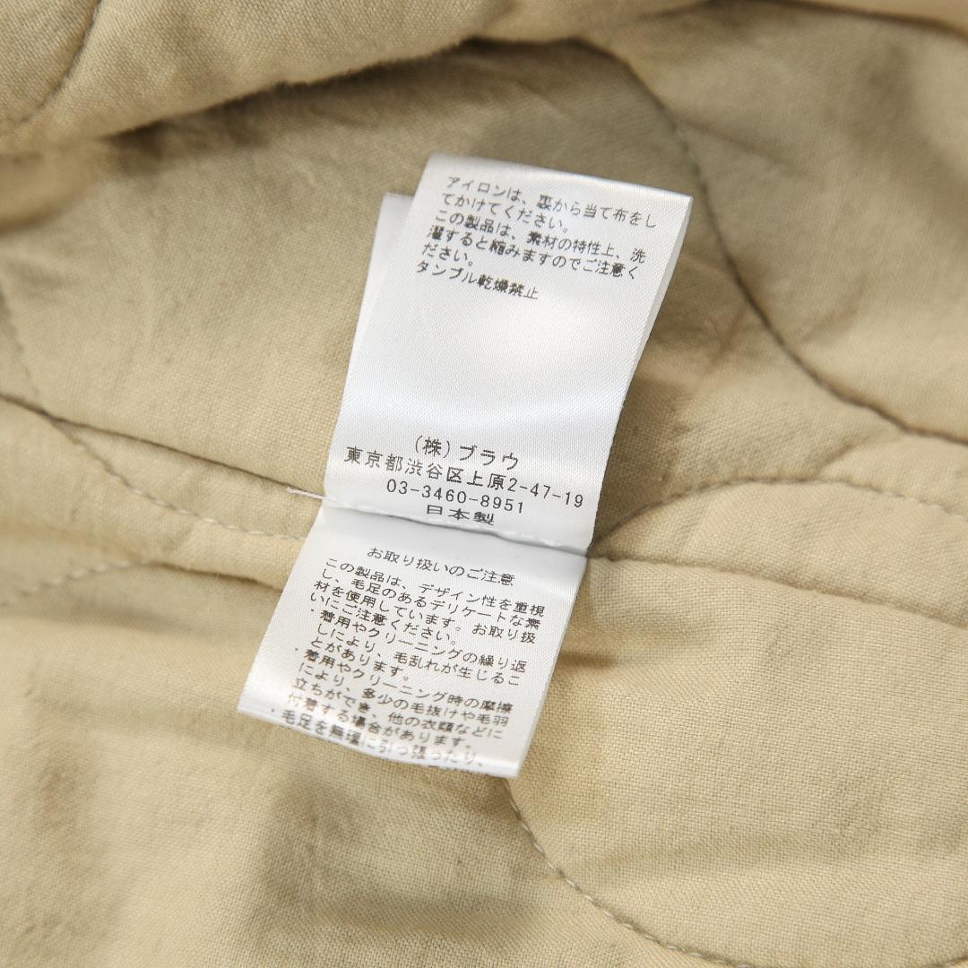 美品 nowos ノーウォス 19AW Shaggy Coat シャギーコート