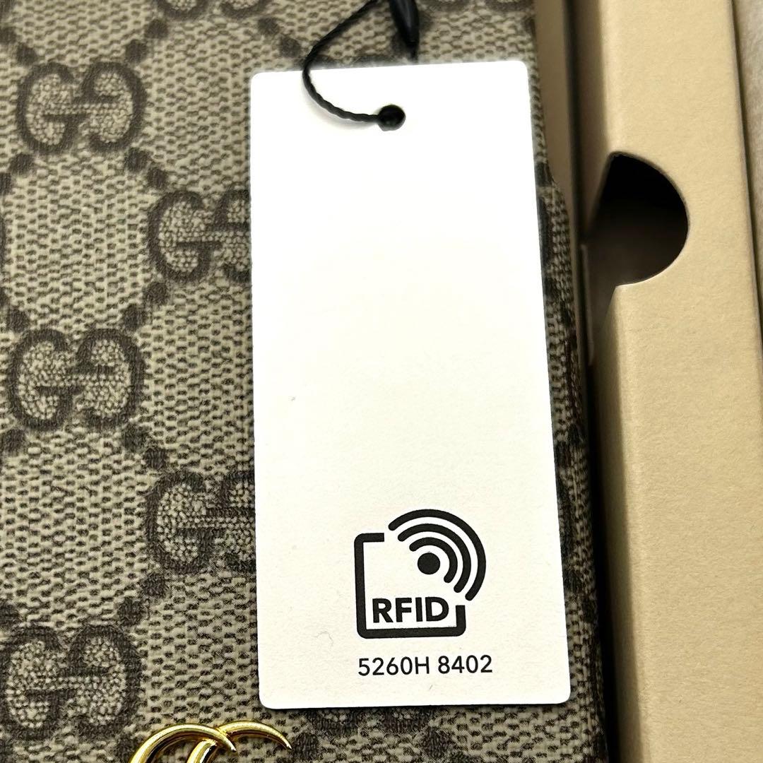 新品未使用タグ付き　GUCCI iPhoneケース　15 マーモント　シマ