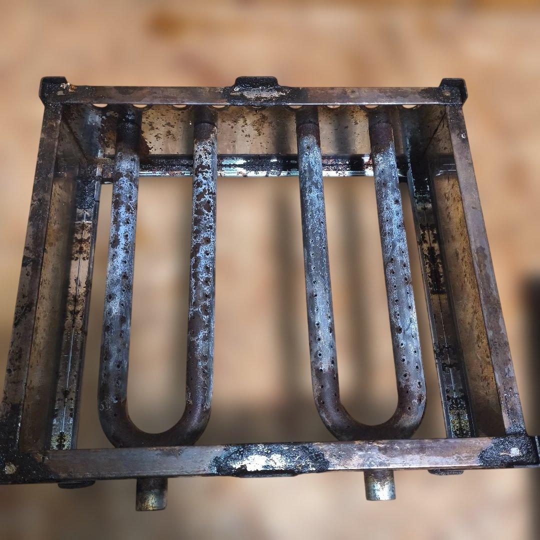 IKK伊東金属 28穴×2 鉄鋳物 たこ焼き器　LPガス