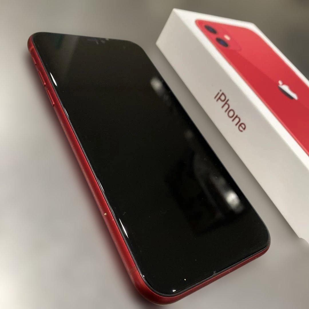 Apple iPhone 11 (PRODUCT(RED)) 128GB 箱付き