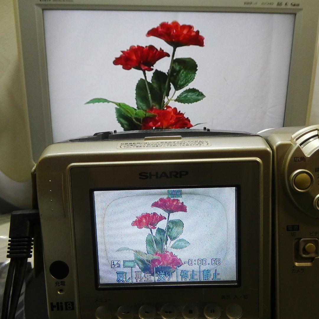 動作良好　Video.Hi8シャープVL-EH500 8ミリビデオカメラDVD化