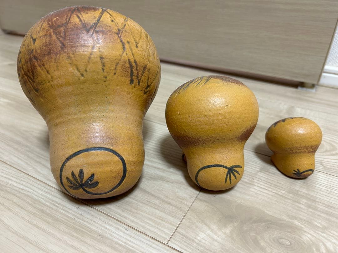 リサラーソン 木製ライオン置物セット（大・中・小）スウェーデン