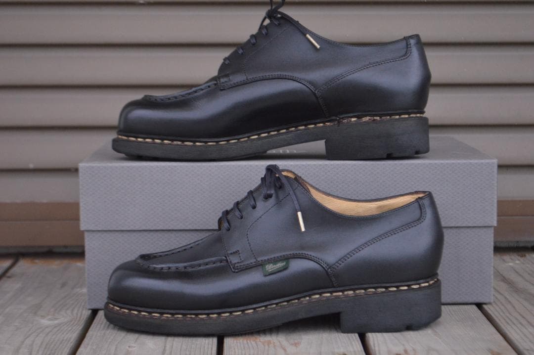 美品　PARABOOT　シャンボード　UK5.5　ブラック　Uチップ　パラブーツ