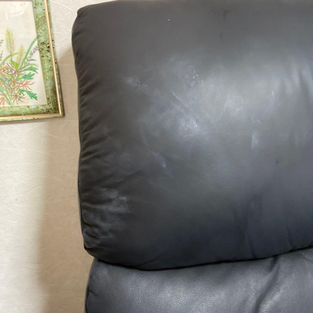 ニトリ電動リクライニングソファ 1人掛け　ブラック