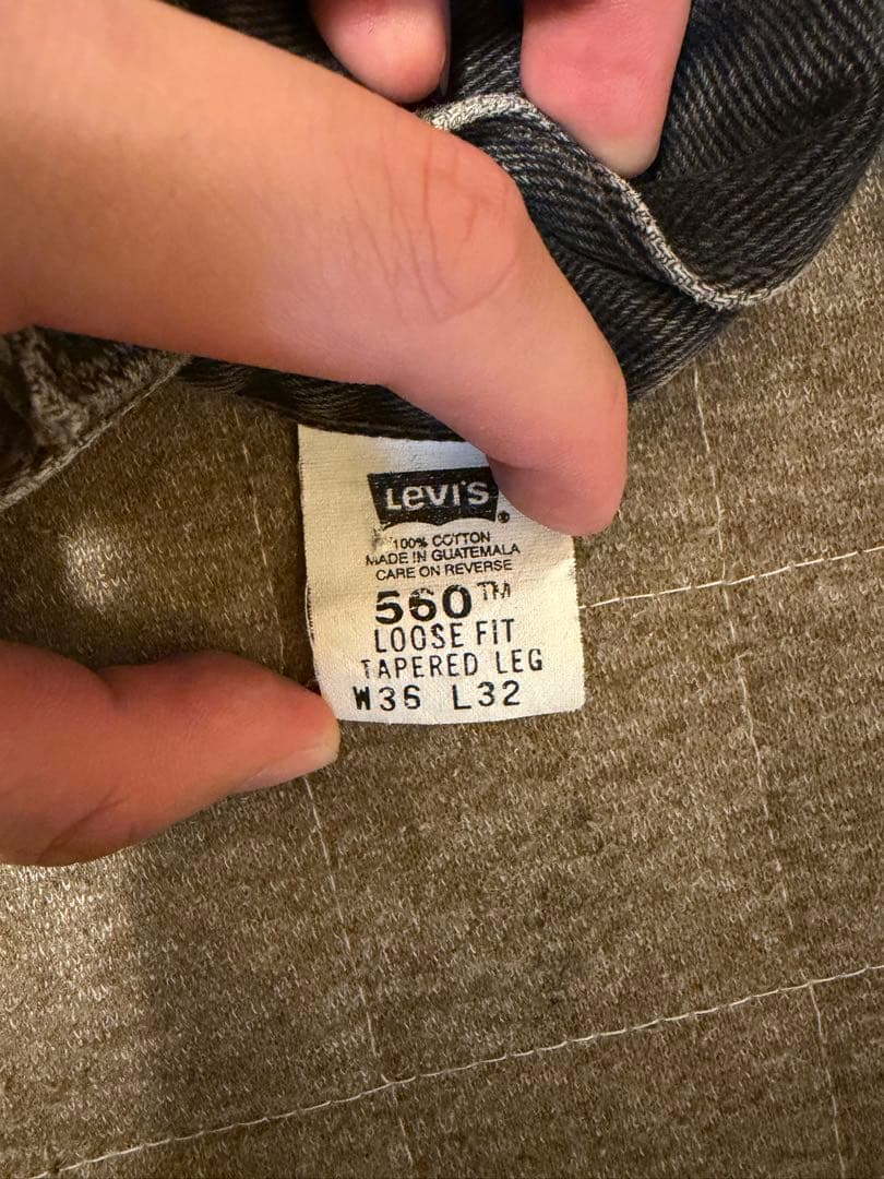 激レア ポーラー似 90s リーバイス Levi's560ブラック W36L32