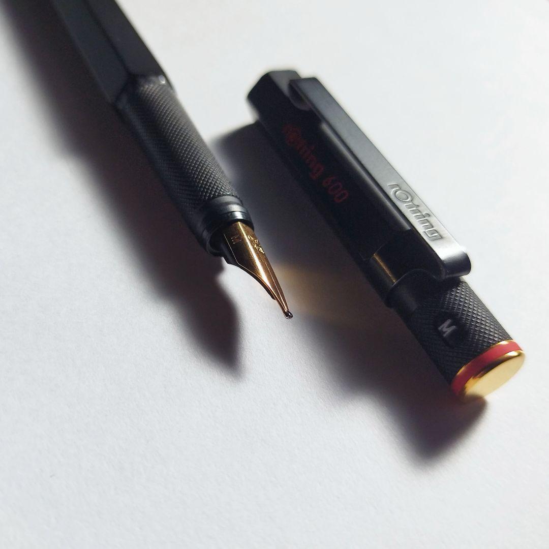 【廃盤】ロットリング600G 万年筆　(M)　18金