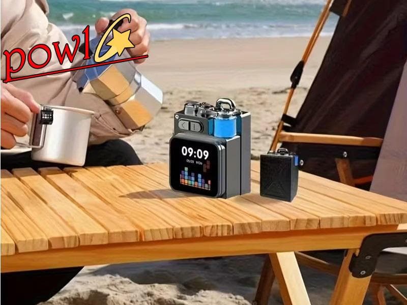 ミニポータブルサブウーファースピーカーLEDタッチスクリーン搭載強力ステレオ