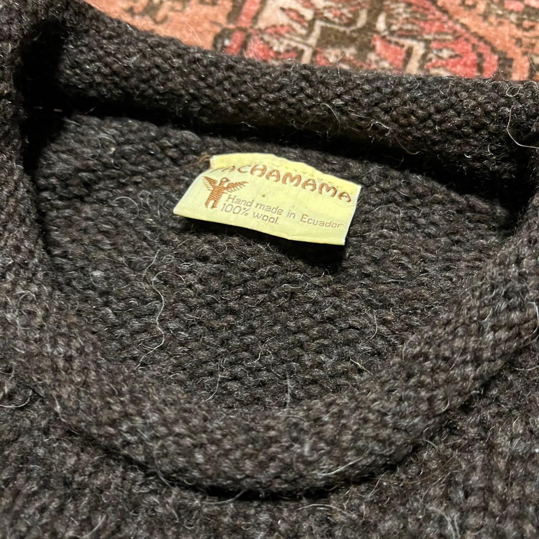 e*n様 80S Ecuador Knit MACHAMAMA エクワドルニット