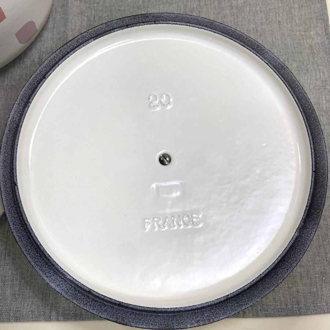 【未使用】レアLE CREUSETルクルーゼ ココット ロンド ペタル 20cm