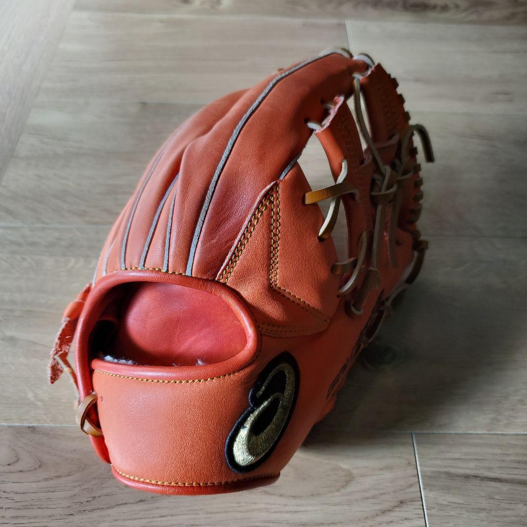 asics GOLDSTAGE 軟式グローブ オレンジ