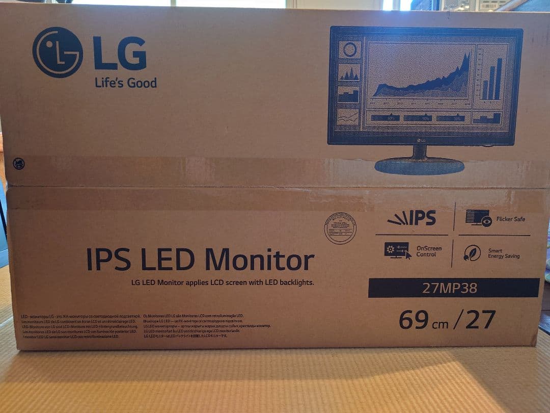 LG 27MP38VQ-B モニター 本体