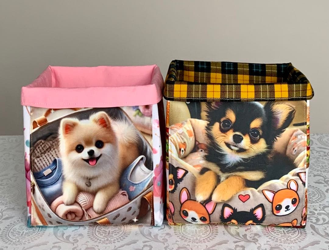 ななちゃん　チワワちゃん　トートバッグ　小物入れ