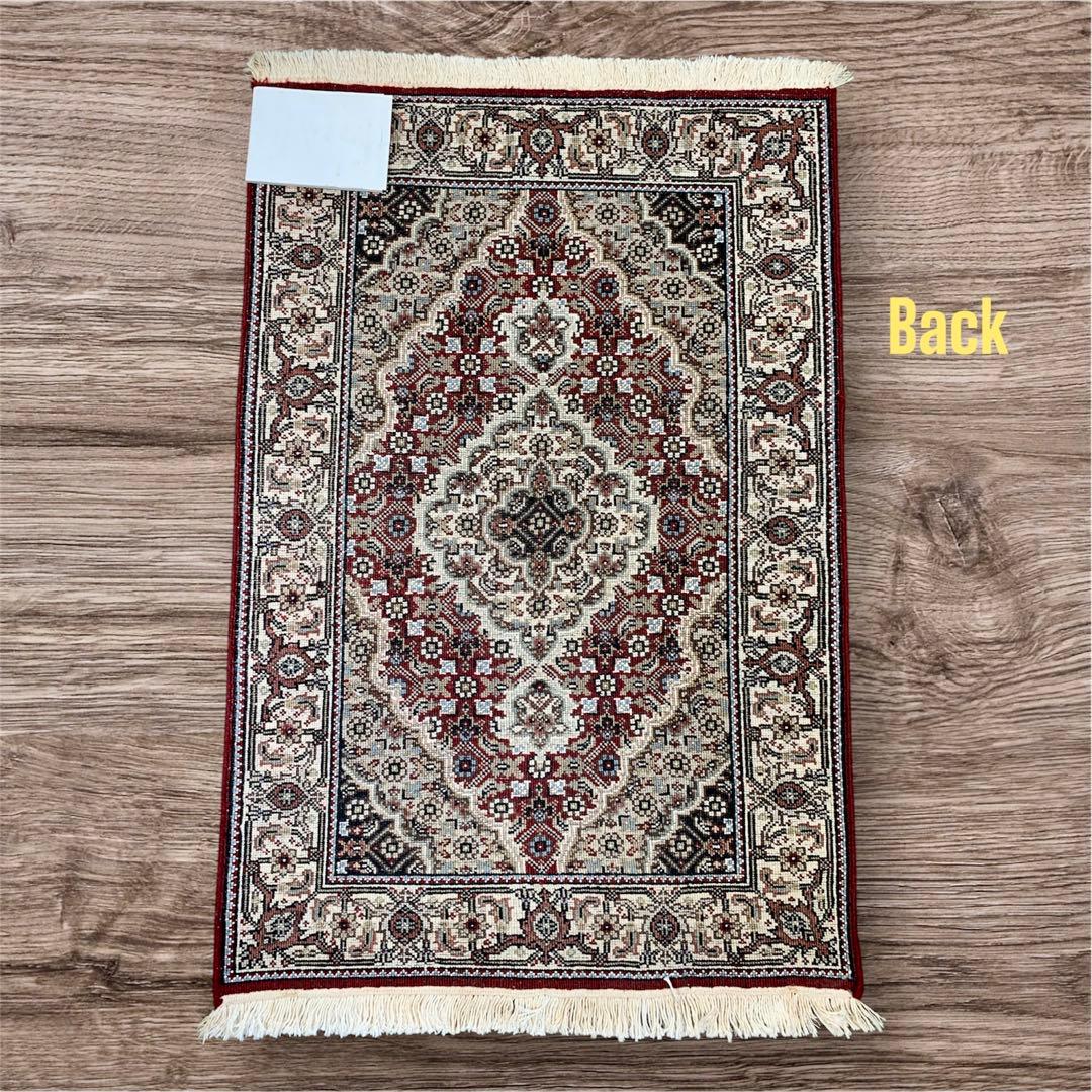 ペルシャウール銀柑ラグ/サイズ:60x90cm…. in22。