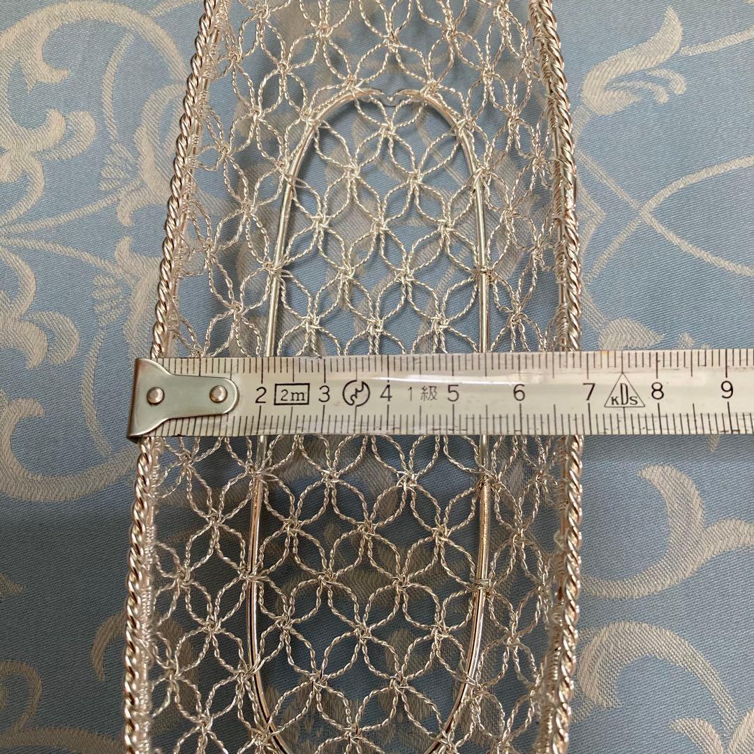 【新品】銀座WAKO 和光 銀細工 おしぼりトレイ おしぼり入れ5個 専用箱付き