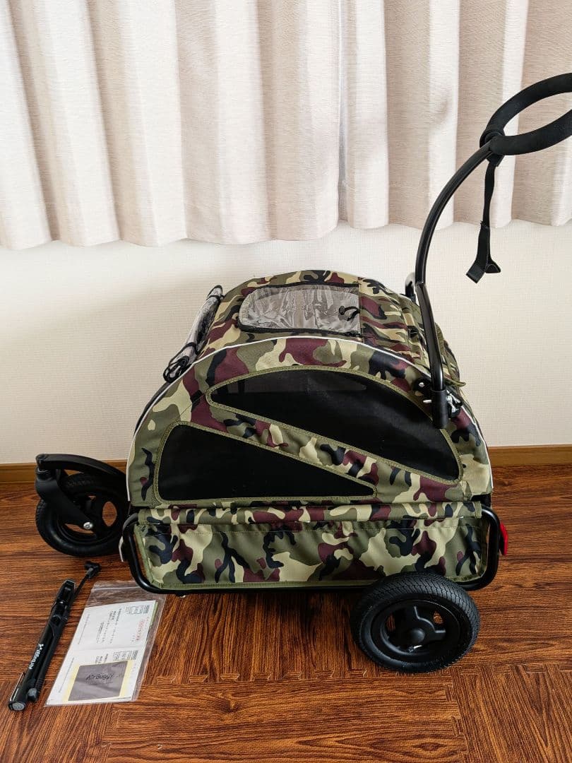 【美品】AirBuggy for Dog トゥインクル カモフラージュ