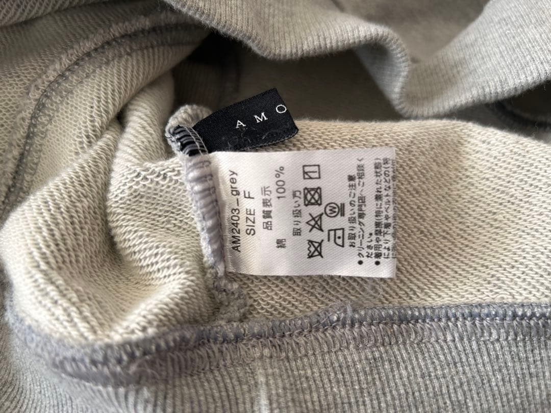 AMOMMA PUFF SLEEVE SWEAT 起毛なし スウェット