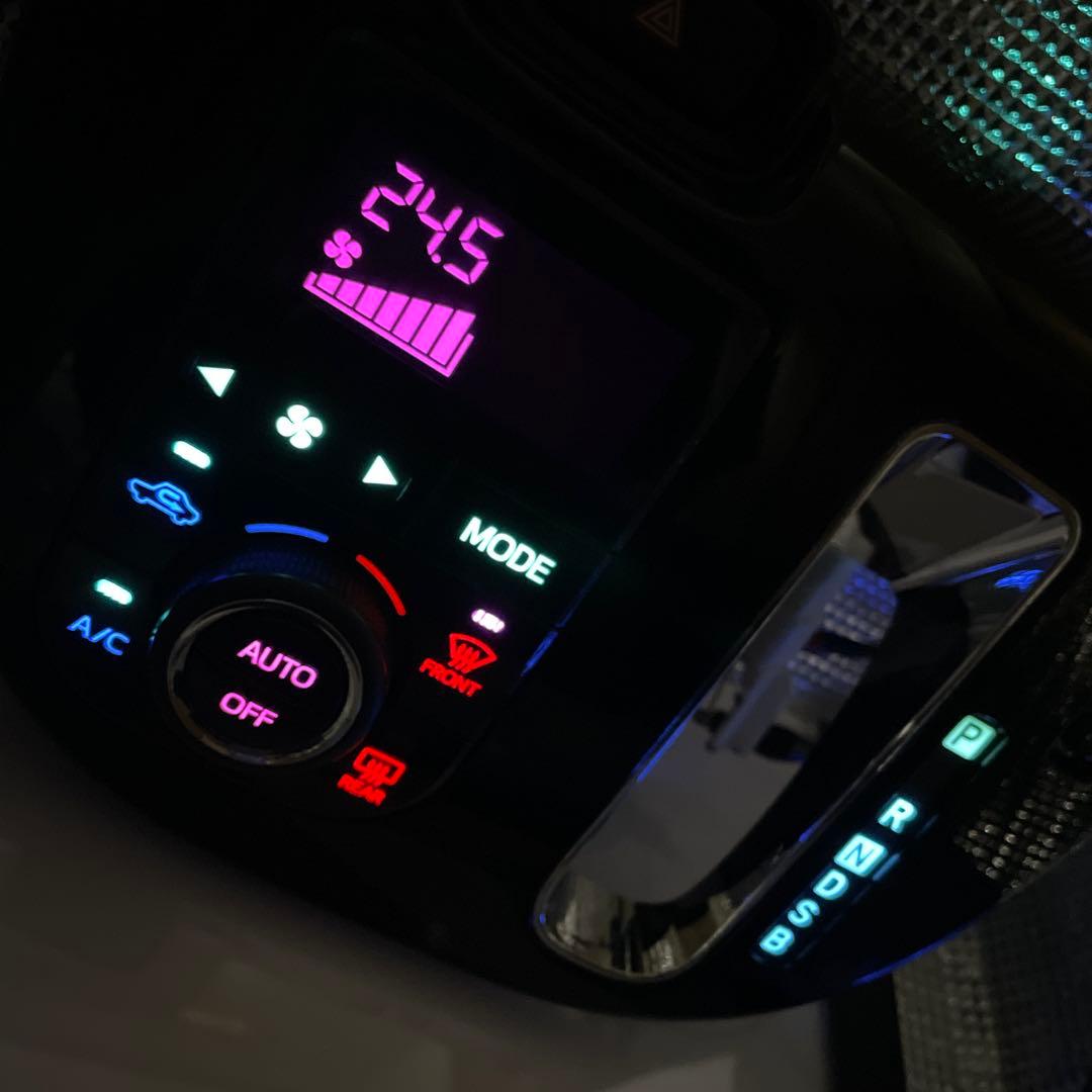 ムーブ　キャンバス　LED交換済み 完成品 エアコン パネル スイッチ