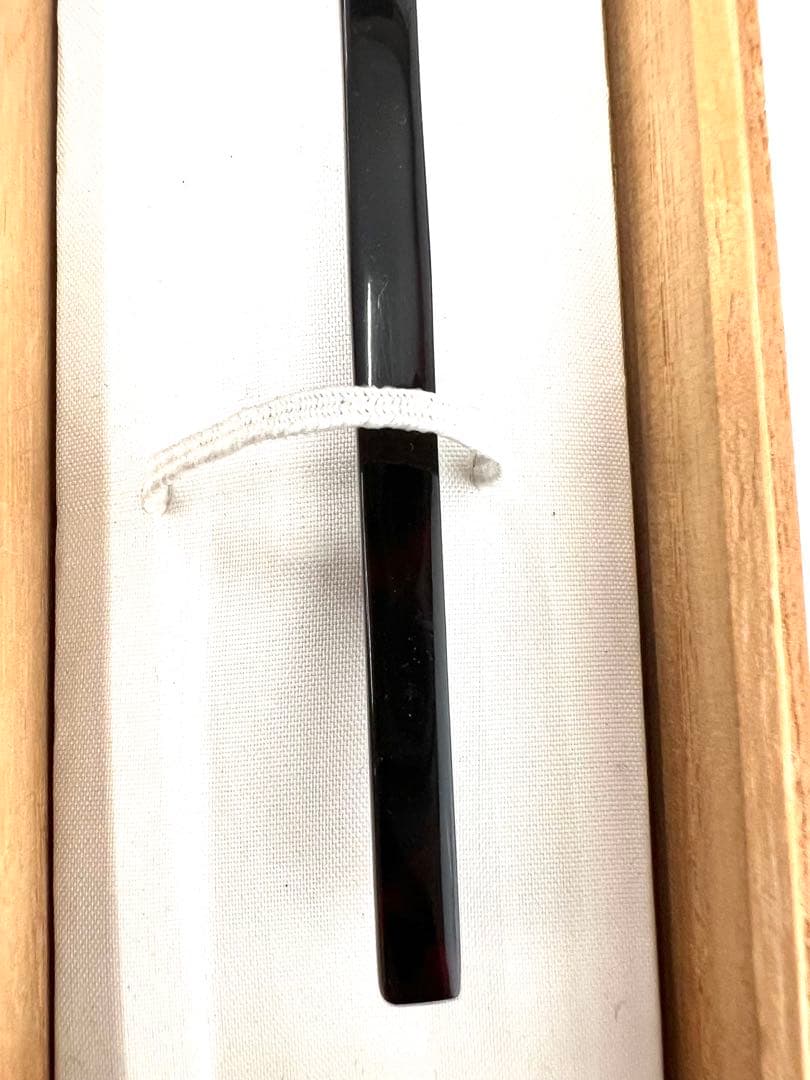 京都祇園　丹羽鼈甲店製　鼈甲茶杓 桐箱入り　未使用　貴重な極美品！