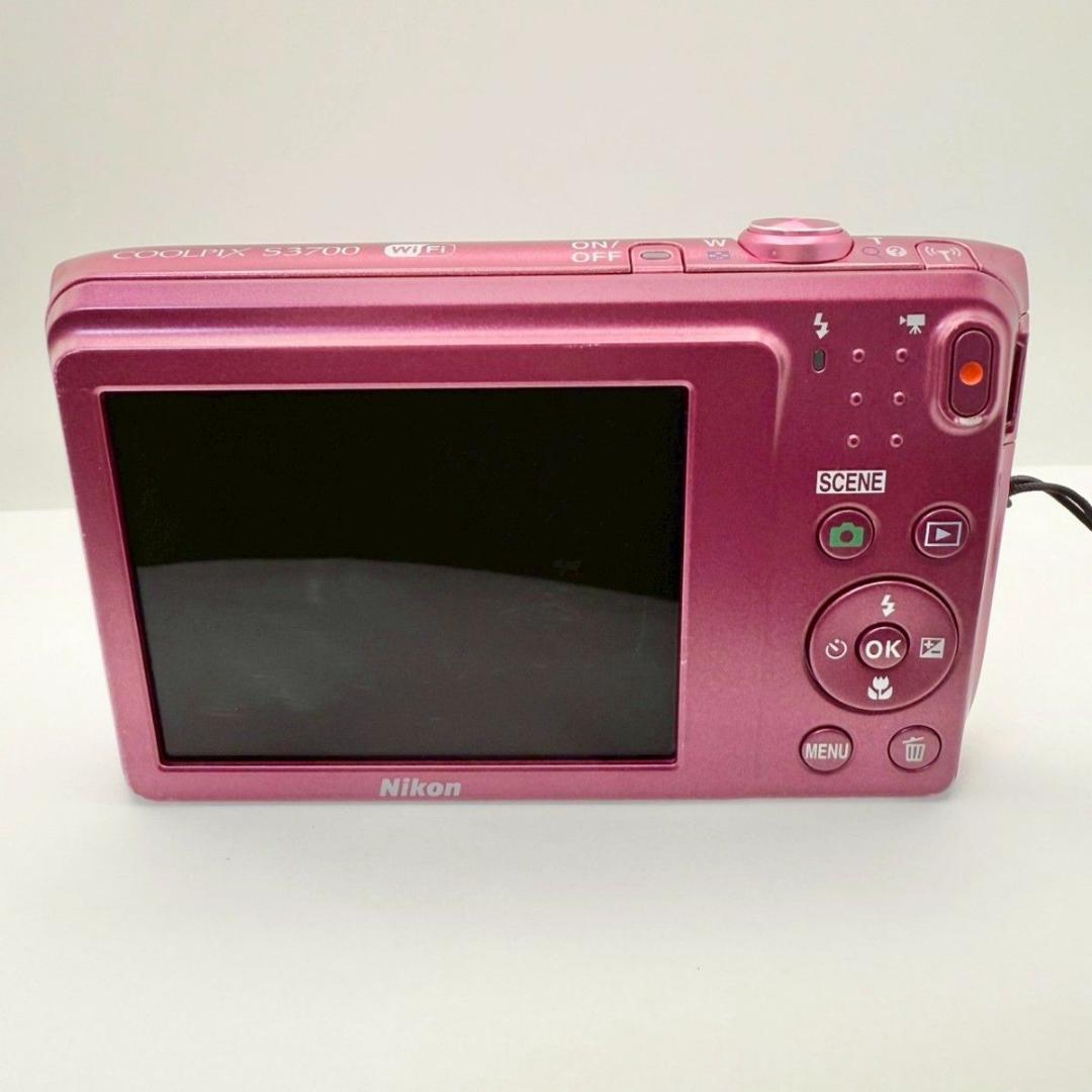 【人気カラー】 Nikon COOLPIX S3700 デジカメ ピンク ニコン