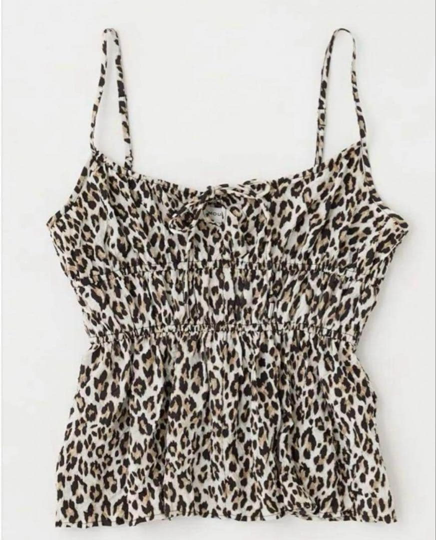 MOUSSY レオパード　キャミソール