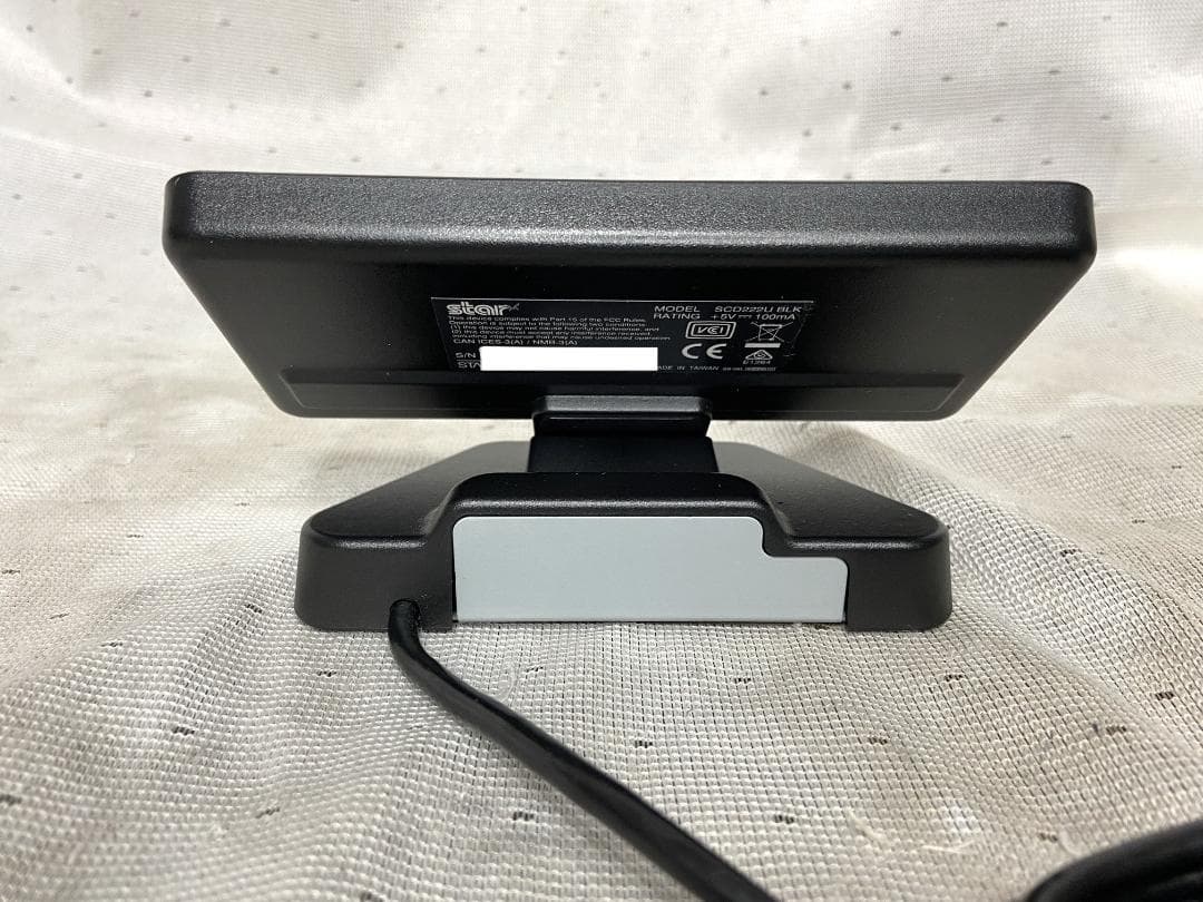 ■スター精密　カスタマーディスプレイ　SCD222U　BLK■動作確認済