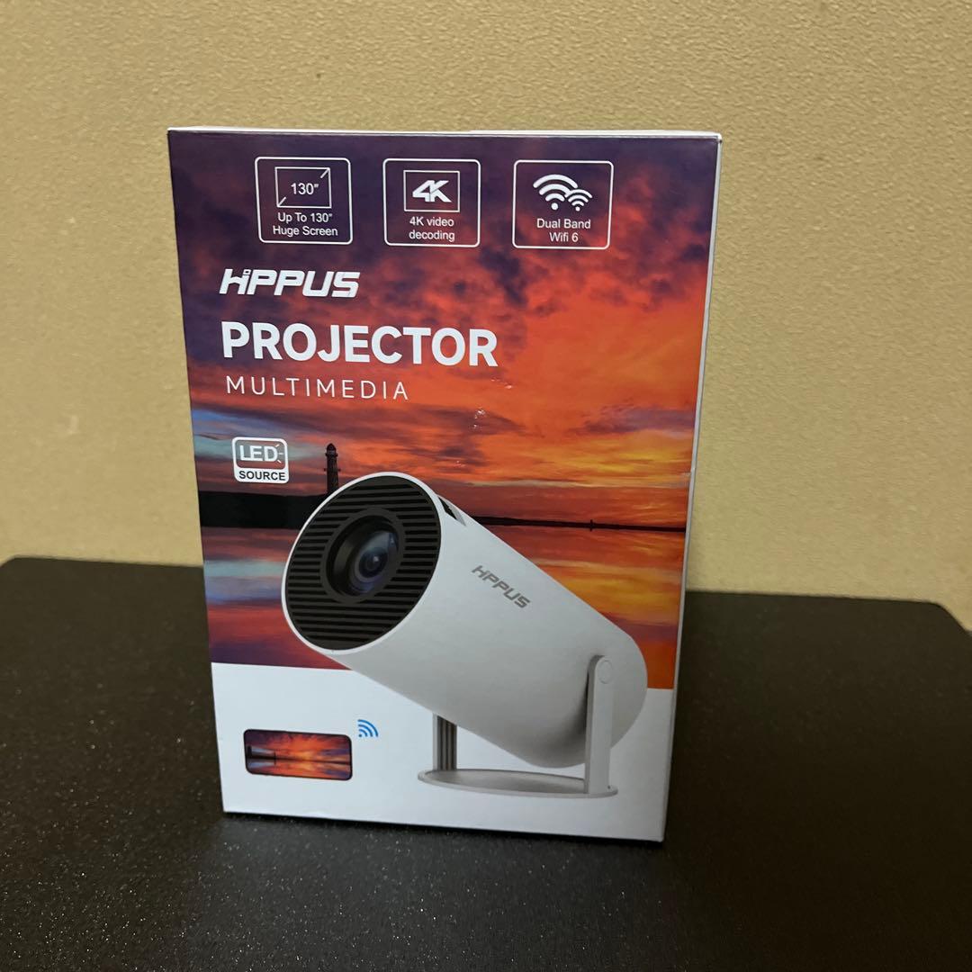 【180°回転 & Android TV】 HIPPUS 4K プロジェクター