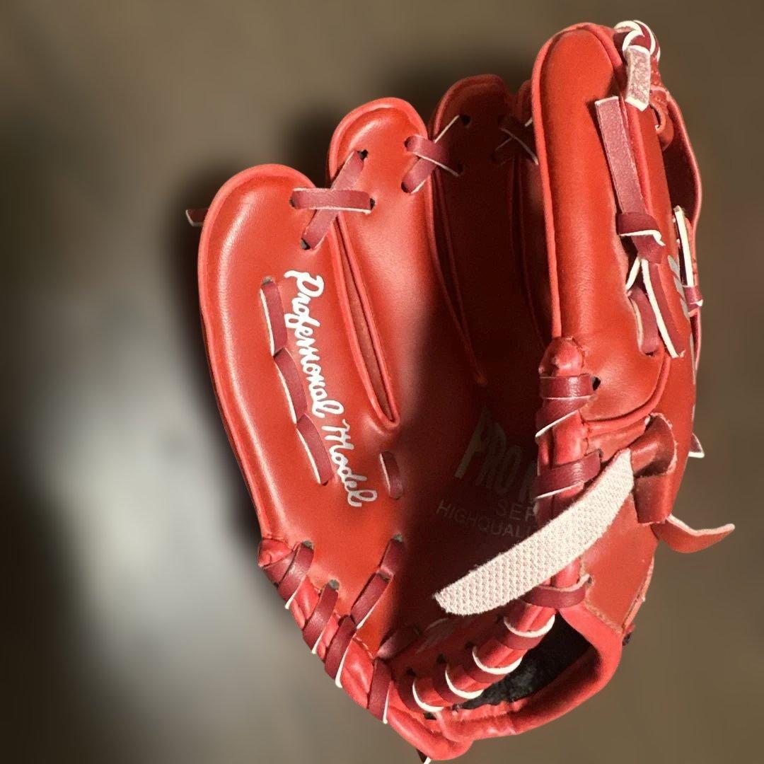 ZETT 軟式グローブ Performance Model 赤