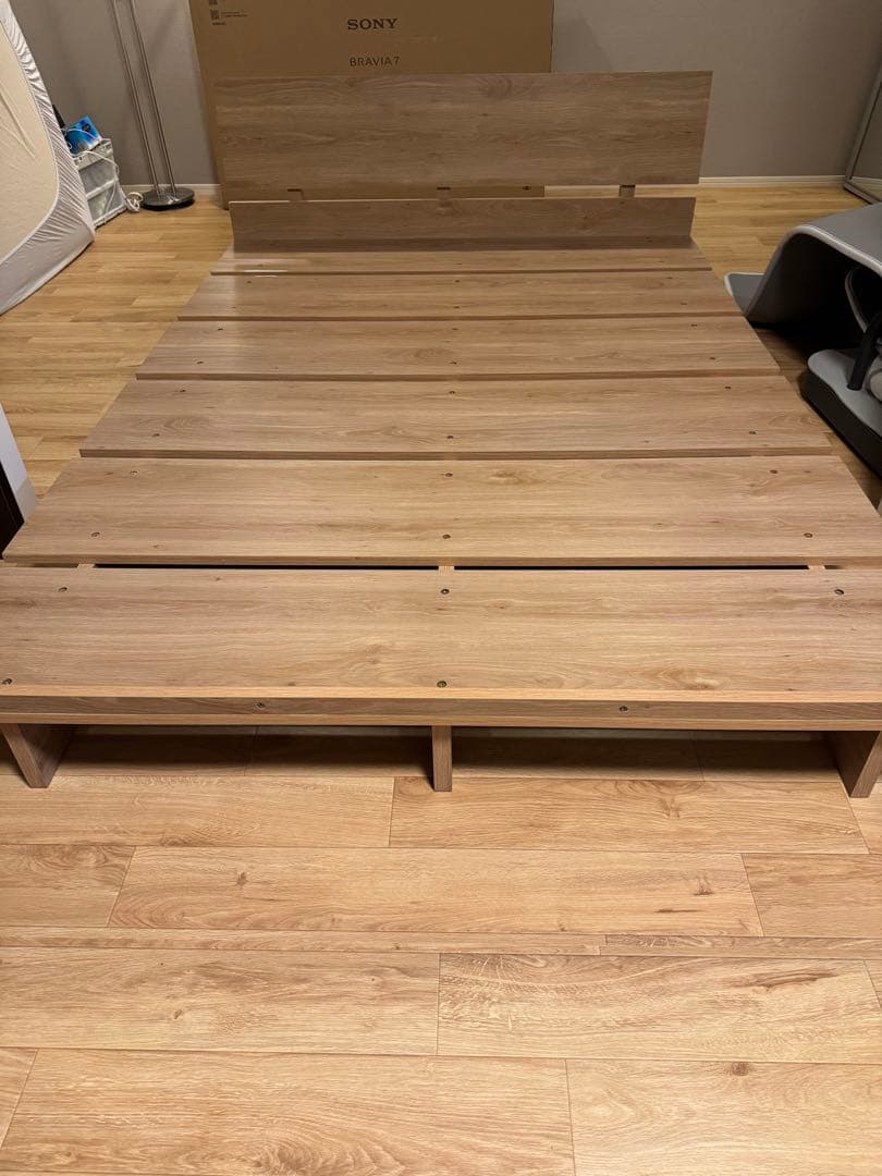 ロウヤ セミダブル ベッドフレーム ロータイプ LOWYA