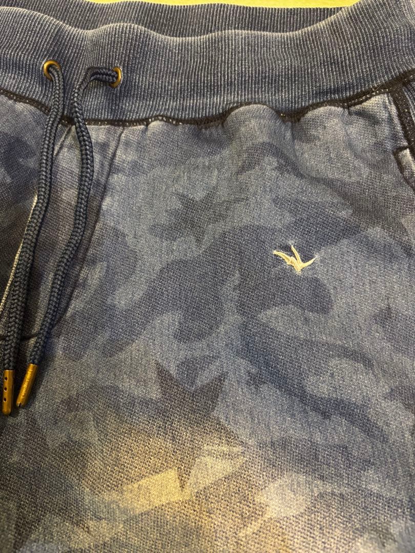 1PIU1UGUALE3 カモフラ デニム 柄 スウェット セットアップ