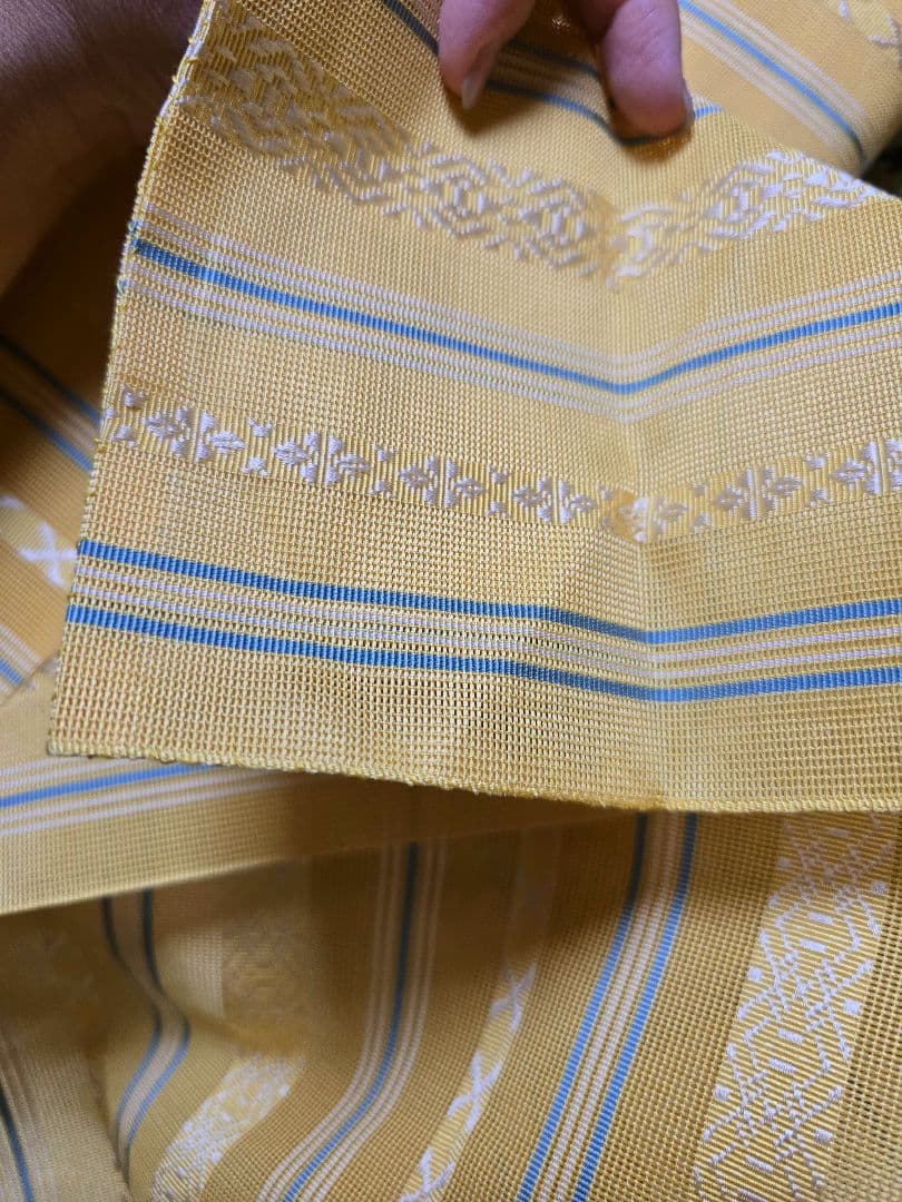 出品紗博多名古屋 イエロー×ブルー