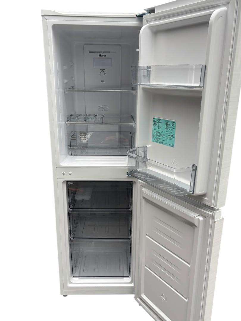 2023年製 スリム幅 Haier 148L 2ドア 冷蔵庫 JR-SY15AR