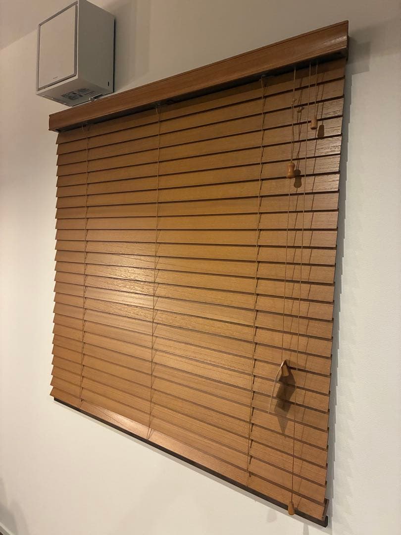 【TUISS DÉCOR】木製ブラインド2個セット　幅1230×丈1170