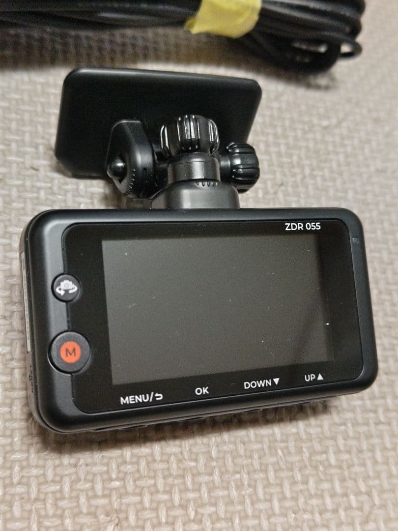 COMTEC ZDR 055 前後カメラドライブレコーダー配線付き