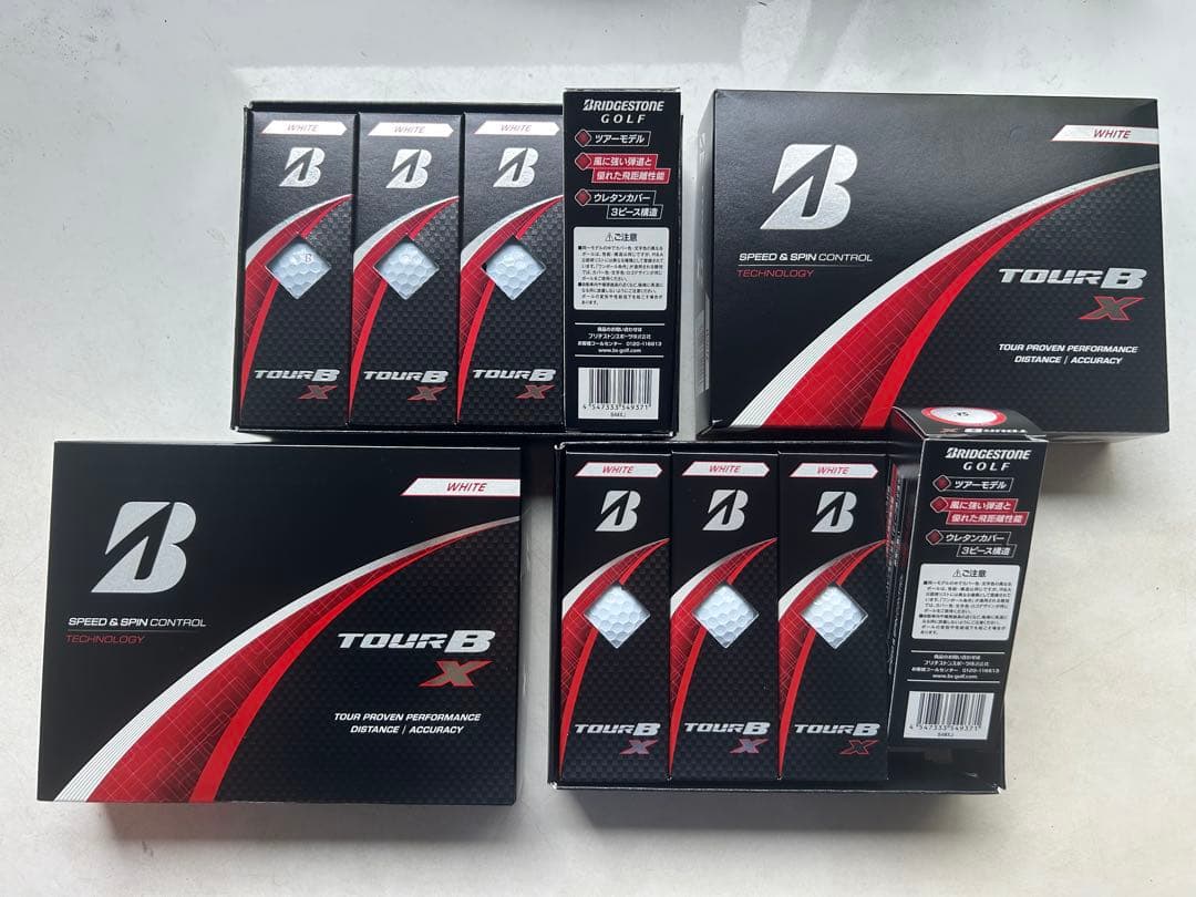 新品未使用　ブリヂストンゴルフボール　TOURBX 2ダースセット