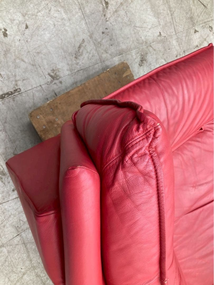 【年末感謝祭】ニコレッティ　アンバサダー　3人掛けソファ　イタリア　本革　レザー