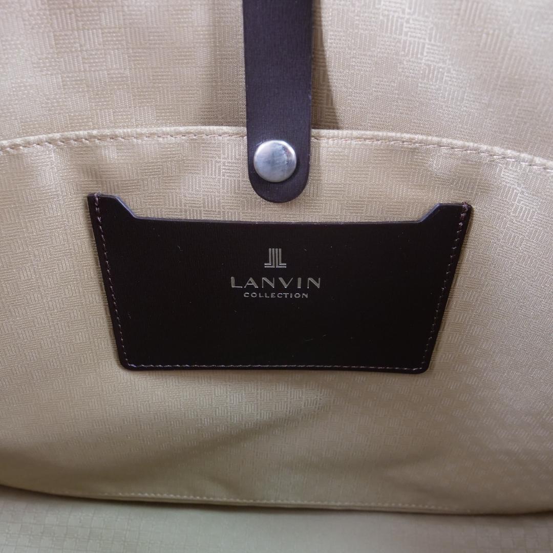極美品✨ランバンコレクション ビジネスバッグ ブリーフケース レザー