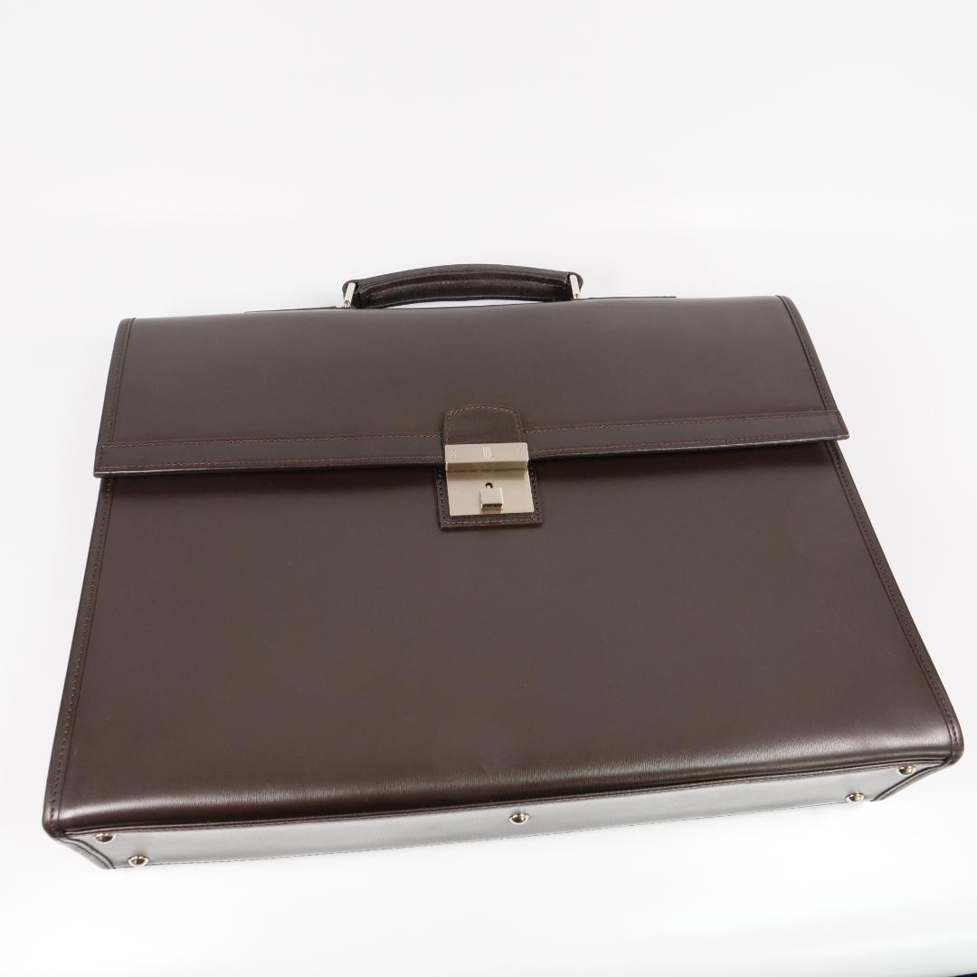 極美品✨ランバンコレクション ビジネスバッグ ブリーフケース レザー