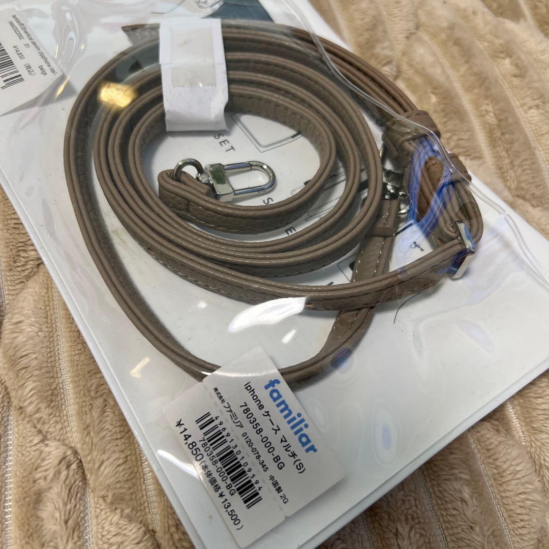 新品未使用familiar×ajew ファミリア iPhoneケース 手帳タイプ