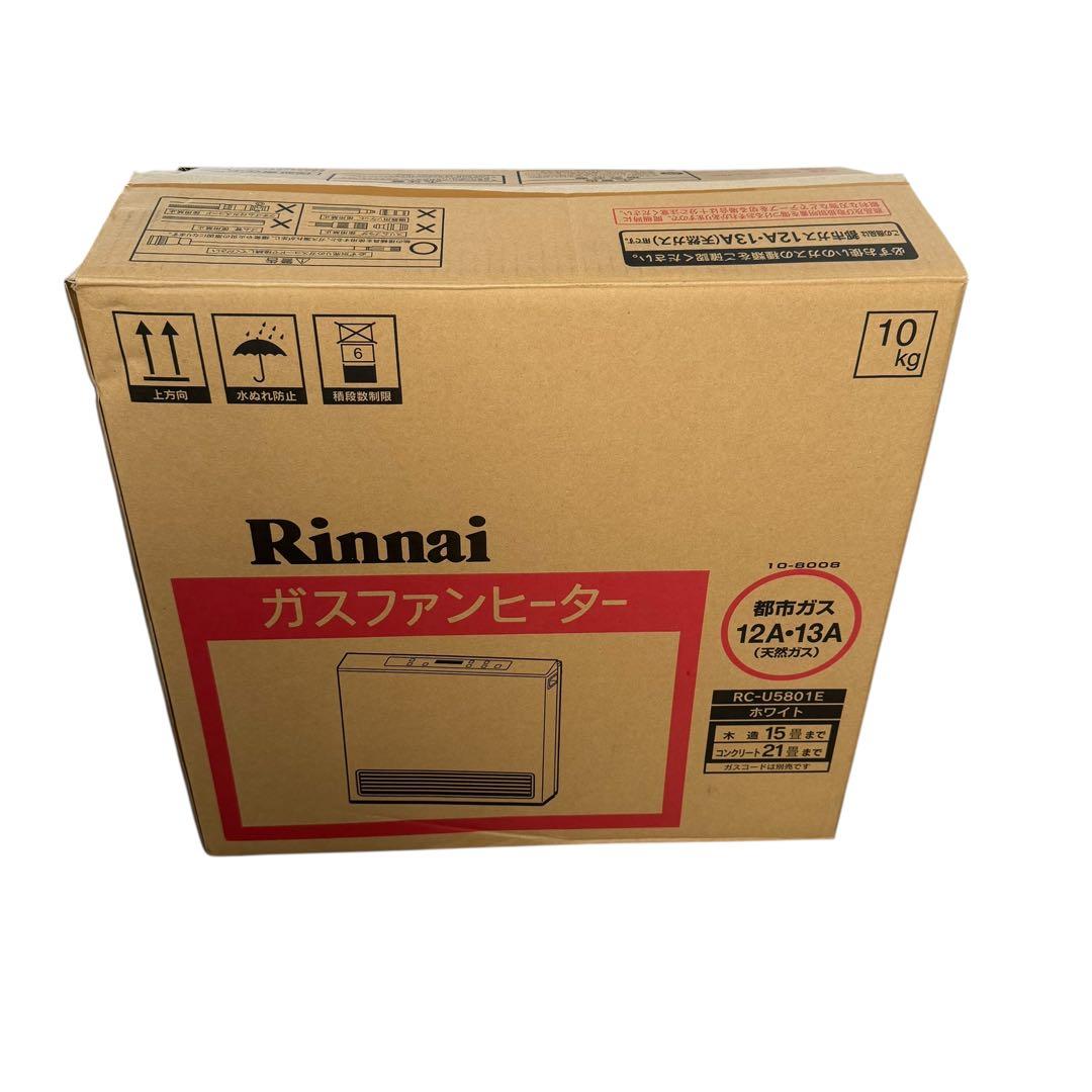 美品 リンナイ RC-U5801E 都市ガス用 ガスファンヒーター 専用箱付き