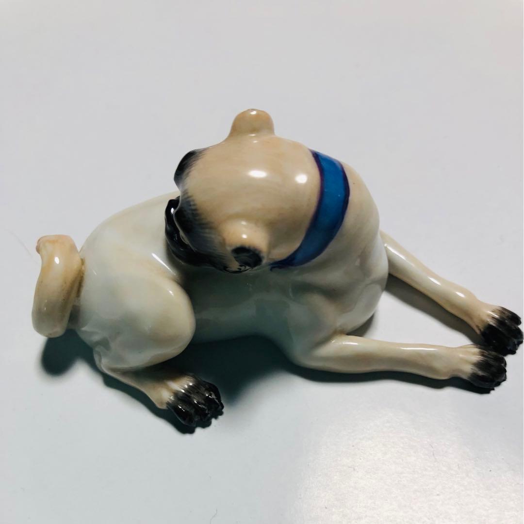 マイセン　パグ　フィギュリン