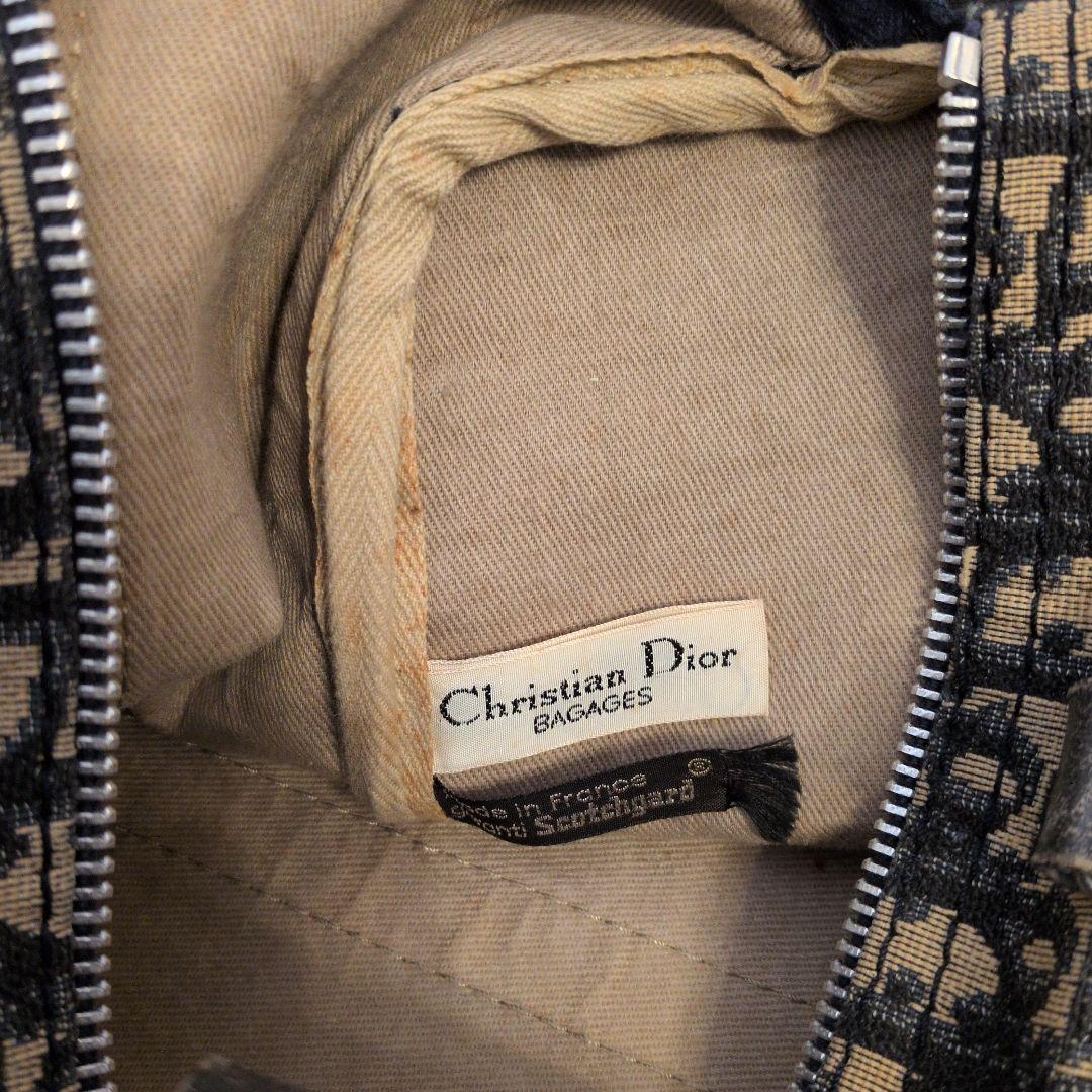 Christian Dior トロッター柄　ボストンバック