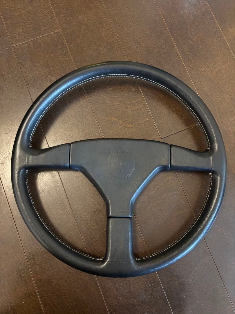 ユーノス　ロードスター　MOMO 純正レザー　　ステアリング　ハンドル　NA