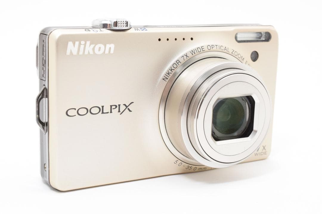 【極美品】Nikon COOLPIX S6000 シャンパンシルバー　動作確認済