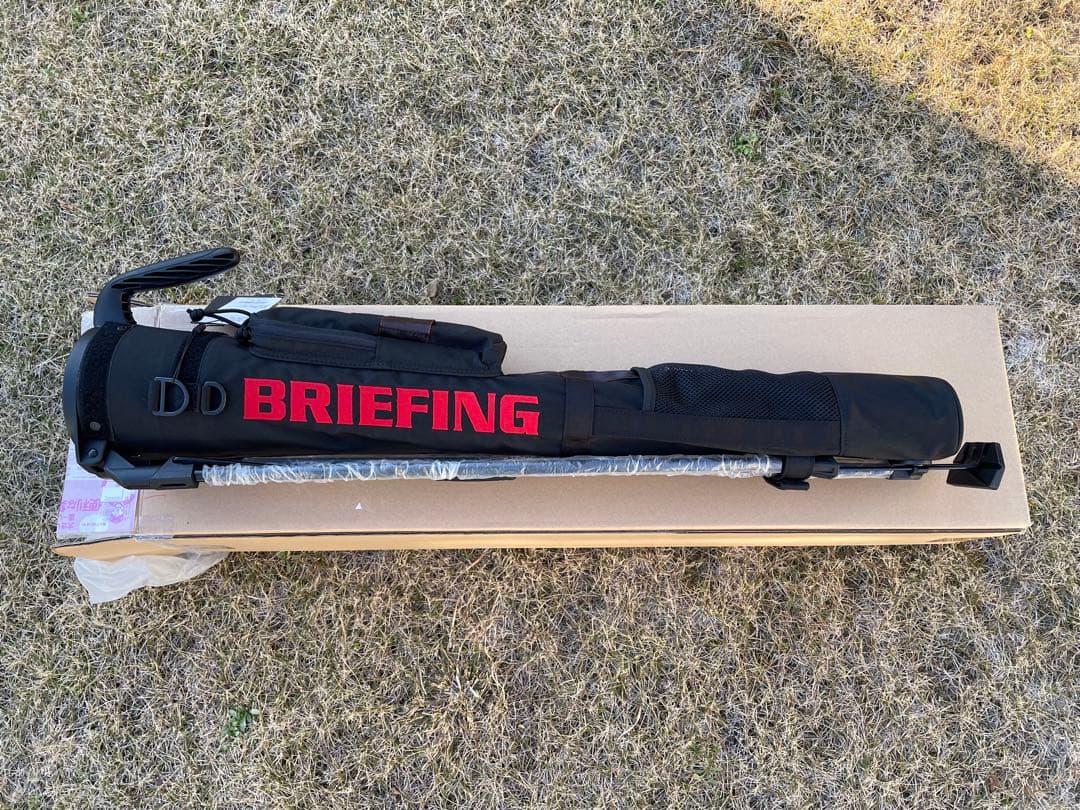 新品未使用品　BRIEFING スタンドキャディバッグ ブラック