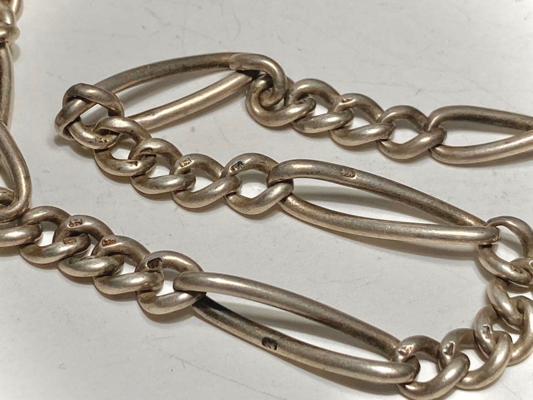 純銀製*アルバートチェーン *スターリングシルバー(925銀) アルバティーナ