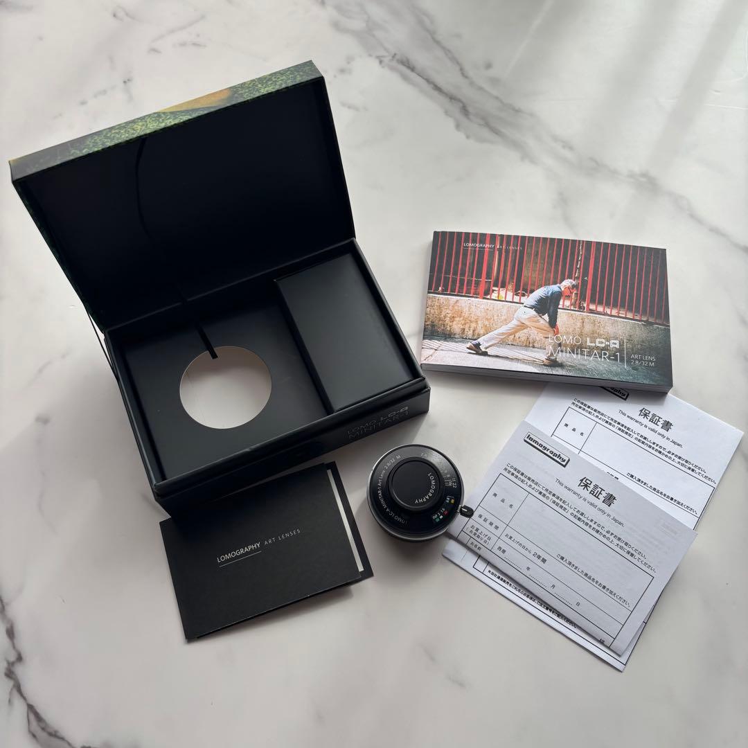 Lomo LC-A Minitar-1 2.8/32 Eマウントアダプター 付属